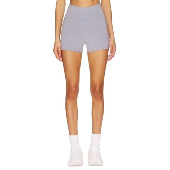 WellBeing + BeingWell Flowwell Callista 4" Shorts In Windy Grey - Picture 3 of 9